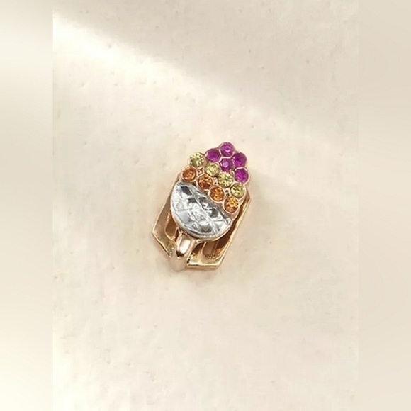 NWT Keep Collective Rose Gold Rhinestone Popsicle Charm - Picture 1 of 4